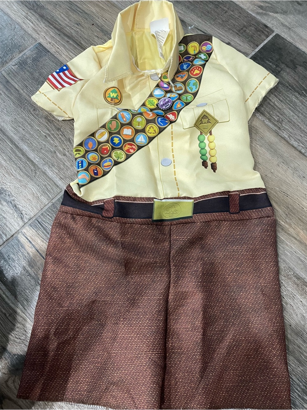 Disney Pixar Up movie - Kids Russell Costume Dress-Up Outfit -